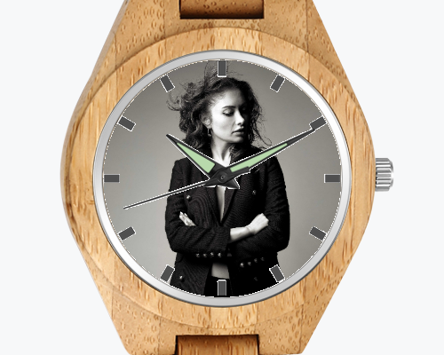 Reloj de Madera Personalizado para Hombre