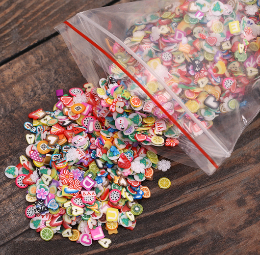 Stickers de Uñas Artísticos con Frutas y Accesorios Brillantes - Image 9