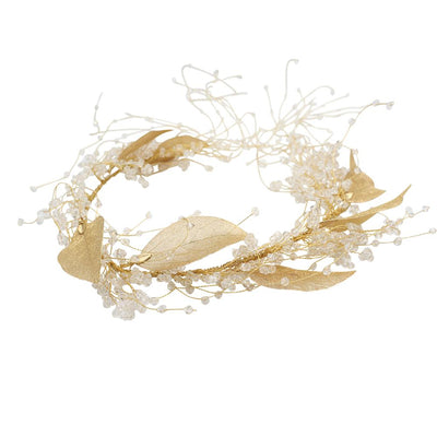 Diadema de Cristal Hoja Industrial Elegante - Image 12