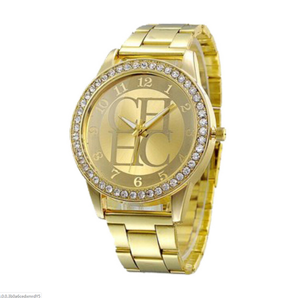 Reloj de Acero con Diamantes y Movimiento de Cuarzo - Image 4