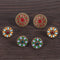 Aretes Gota de Color con Diamantes