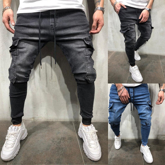 Pantalones de chándal con corte beam leg