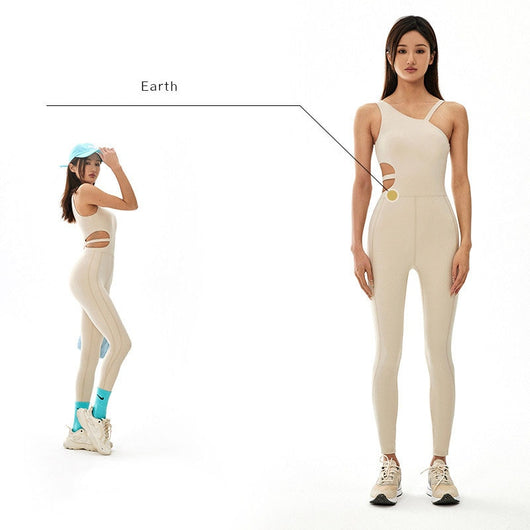 Traje de Yoga Espalda Descubierta Ajustado y Transpirable - Image 14