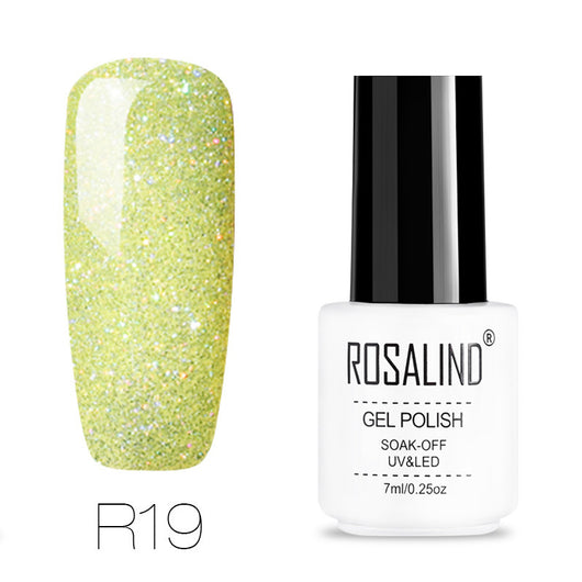 Uñas de Terapia Lumínica Arcoíris con Diseño de Estrellas - 29 Colores - Image 26