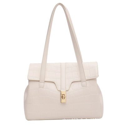 Bolsa de Hombro Portátil para Mujer con Textura Moderna - Image 2