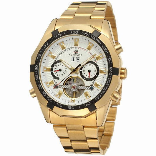 Reloj Mecánico Automático Tourbillon Acero Inoxidable Fondo Transparente Sumergible - Image 5