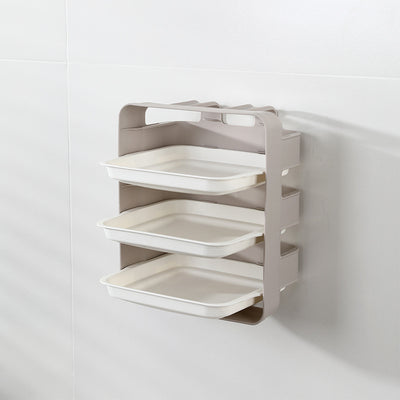 Repisa Flotante de Cocina Montada en Pared - Organizador Multifuncional - Image 17