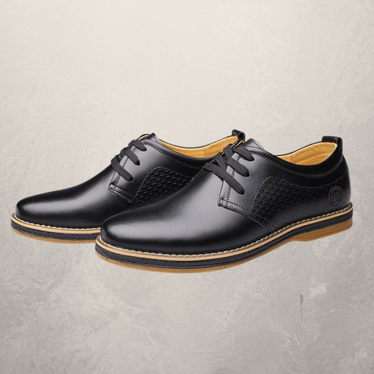 Zapatos Casuales para Hombre con Punta Redonda y Cordones