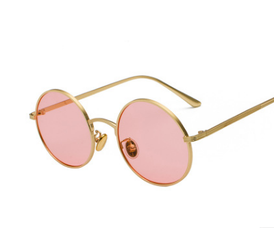 Gafas de Sol Marco Metálico Circular Estilo Punk - Image 16