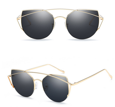 Gafas de Sol Vintage Doradas para Mujer - Image 10