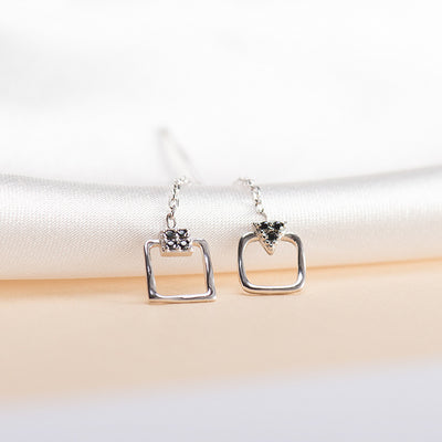 Aretes Largos con Diamantes Brillantes - Image 6