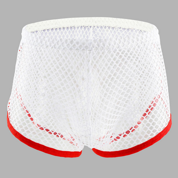 Bóxers Tipo Slip Masculino de Malla Transpirable Sexy