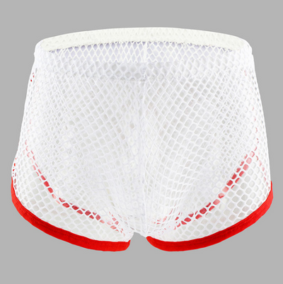 Bóxers Tipo Slip Masculino de Malla Transpirable Sexy