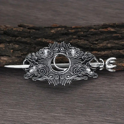 Broches Vikingos para Mujer de Aleación | Diseños de Animal, Luna y Nube - Image 7