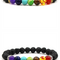 Seven Chakra Bracelet 2PCSilverGold