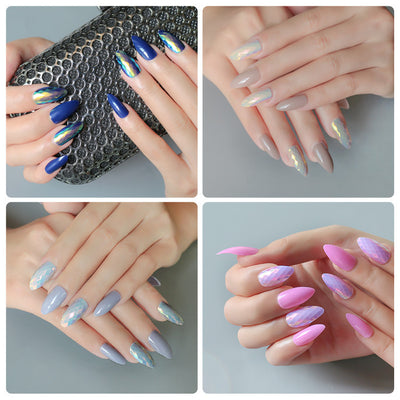 Set de 24 Uñas Postizas Trendy - Diseños Modernos y Versátiles - Image 3