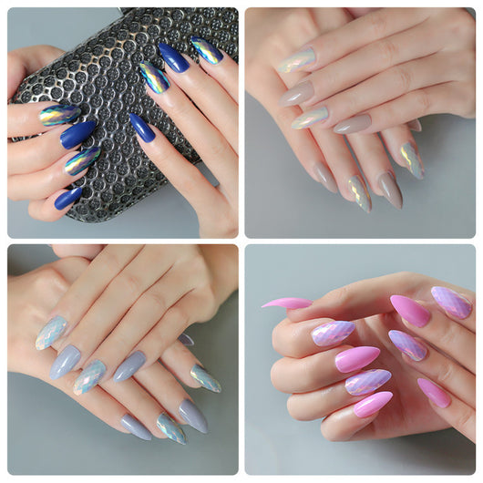 Set de 24 Uñas Postizas Trendy - Diseños Modernos y Versátiles - Image 3