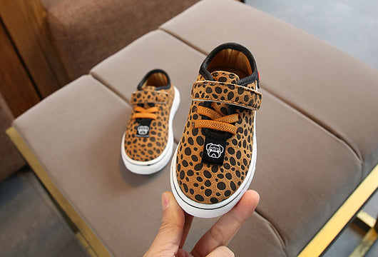 Tenis con Estampado de Leopardo para Niños