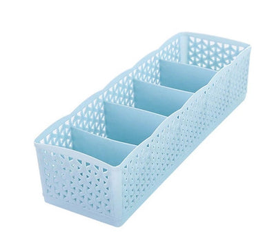 Organizador de Plástico Apilable 5 Compartimentos para Ropa Interior y Calcetines - Image 4