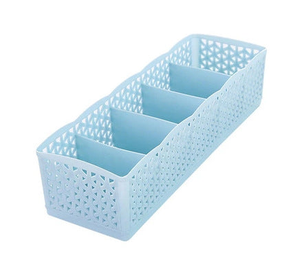 Organizador de Plástico Apilable 5 Compartimentos para Ropa Interior y Calcetines - Image 4
