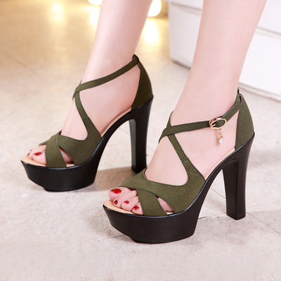 Zapatos Elegantes con Punta Abierta - Modelo Pasarela - Image 12
