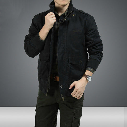 Chaqueta Casual de Algodón 100% Puro Lavado - Image 14