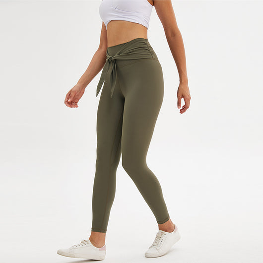 Leggins de yoga de 7/8 con tirantes ajustables - Image 2