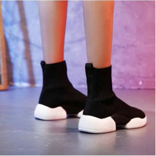 Botas Hip-hop Altas Versátiles para Mujer - Estilo Urbano Trendy - Image 4