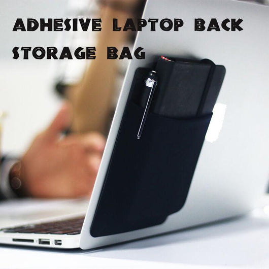 Organizador Adhesivo para Laptop - Bolsa de Almacenamiento Trasero - Image 7