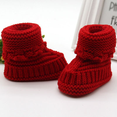 Botitas de Lana Tejidas a Mano para Bebés - Niños y Niñas - Image 3