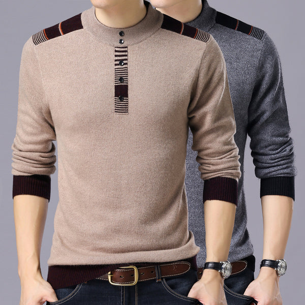 Polera Base Térmica de Visón Cuello Redondo Manga Larga para Hombre