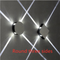 Modern Simple Square Round LED Aluminum Wall Light Blanco Round 6 W