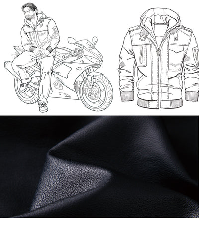 Chaqueta de Cuero Curtido para Hombre - Image 3