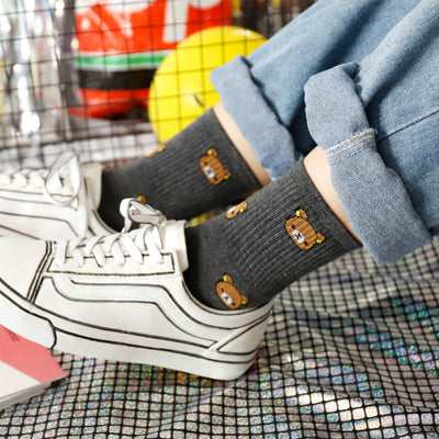 Calcetines Tubo Estampados para Mujer con Diseños Divertidos - Image 3