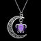 Luminous turtle Necklace Morado