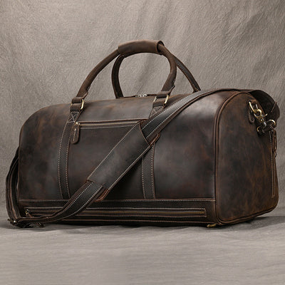 Bolsa de Viaje Ejecutiva en Cuero Genuino - Gran Capacidad para Hombre - Image 4