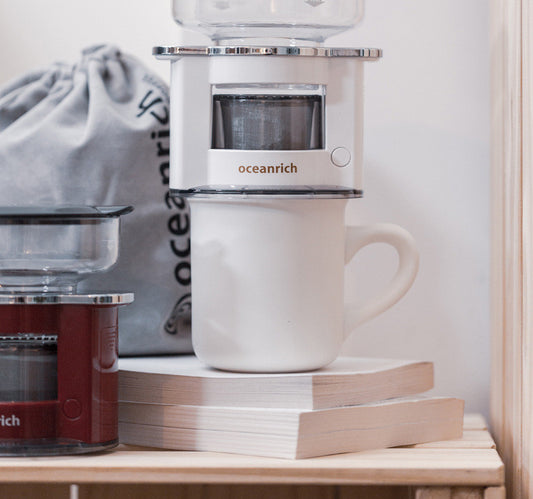 Cafetera Automática de Mano con Sistema Rotativo