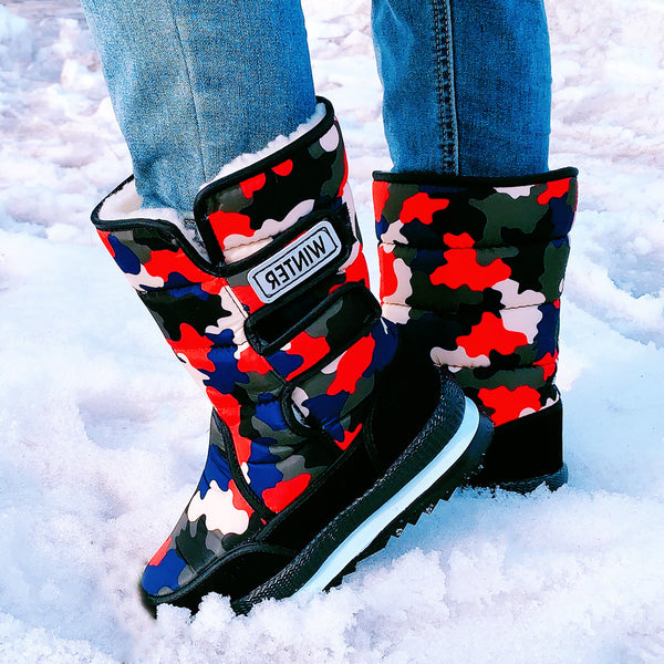 Botas de Nieve Térmicas Impermeables Antideslizantes