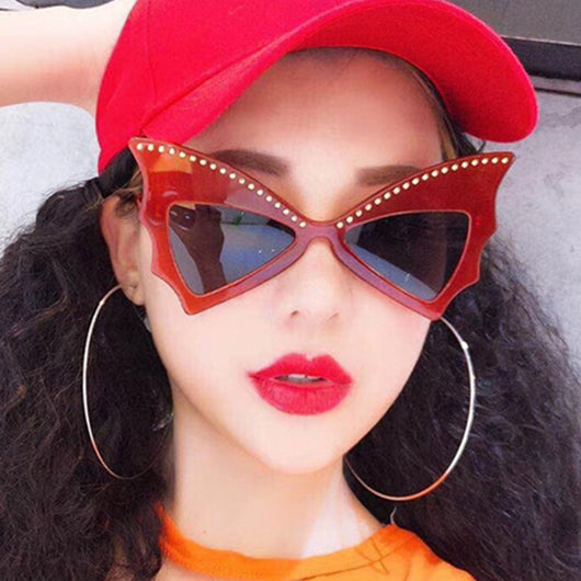 Gafas de Sol con Tachuelas Metálicas
