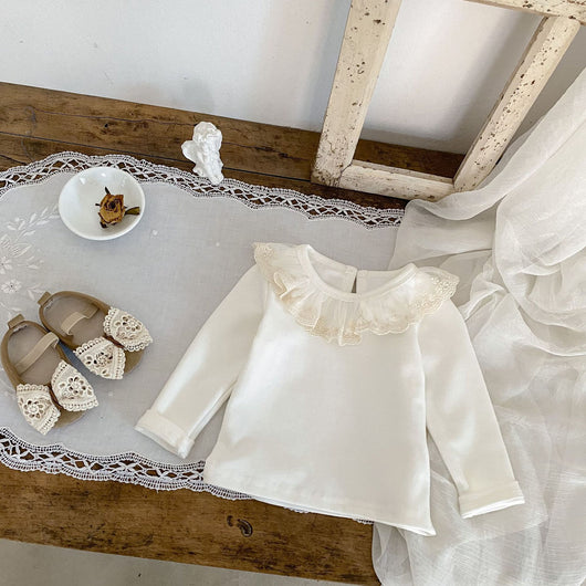 Blusa Base de Encaje Versátil para Niña - Image 22