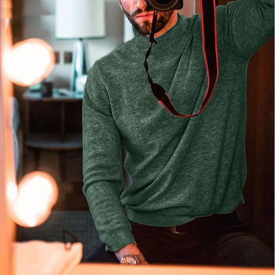 Suéter Cuello Alto Oversized en Punto Acogedor - Image 3