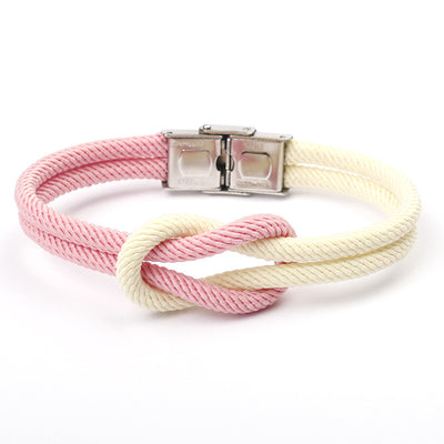Pulsera Tejida Artesanal con Ancla Vintage - DIY - Image 4
