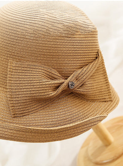 Sombrero de Paja Plegable para Mujer - Versátil y Elegante - Image 9