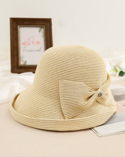 Sombrero de Paja Plegable para Mujer - Versátil y Elegante - Image 18