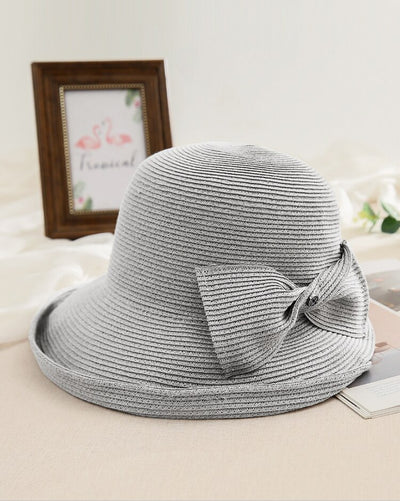 Sombrero de Paja Plegable para Mujer - Versátil y Elegante - Image 19