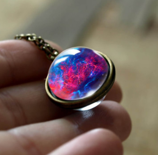 Collar Reversible de Galaxia Nebulosa Doble Cara - Image 17