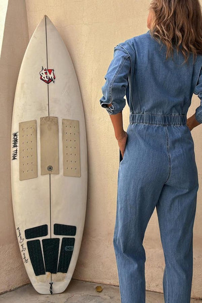 Jumpsuit Casual Mujer con Bolsillos - Diseño Street Lavado - Image 7