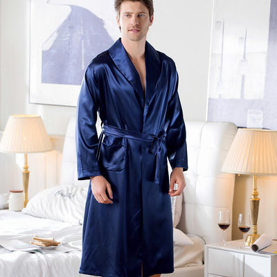 Pijama Largo para Hombre Otoño Invierno - Bata de Dormir Premium - Image 13