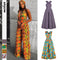 Jumpsuit Estilo Africano con Estampado Digital y Tirantes Ajustables