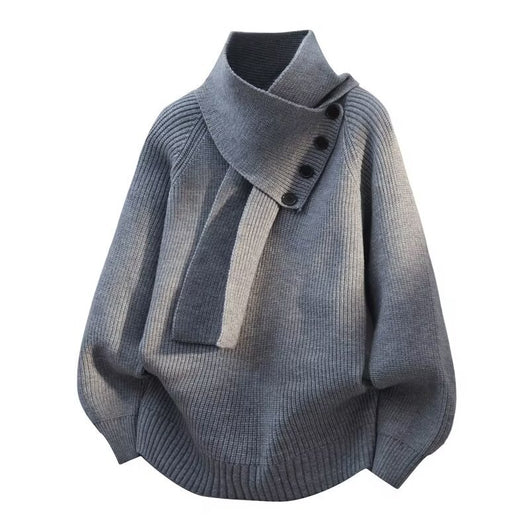 Suéter Tejido para Hombre con Diseño de Botones y Corte Relajado - Image 5